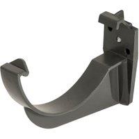 FloPlast 112mm Anthracite Grey Half Round Gutter Fascia Bracket