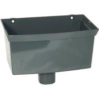 FloPlast Anthracite Grey Round/Square Line Rainwater Hopper
