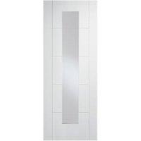 Wickes Thame Ladder Glazed White Primed Solid Core Door - 1981 x 686mm