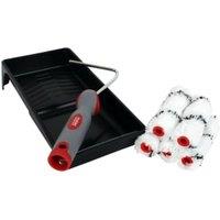 ProDec Advance Medium Pile Microfibre Paint Roller & Tray Set - 4in