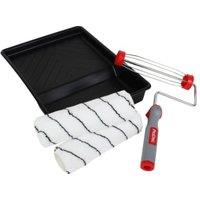 ProDec Twin Microfibre Paint Roller & Tray Set - 9 x 1.75in