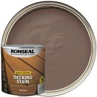 Ronseal Rich Teak Quick Drying Decking Stain - 2.5L