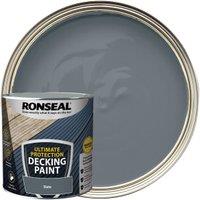 Ronseal Ultimate Protection Decking Paint - Slate - 2.5L