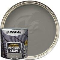 Ronseal Ultimate Protection Decking Stain - Stone Grey - 2.5L