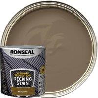 Ronseal Ultimate Protection Decking Stain - Medium Oak - 2.5L