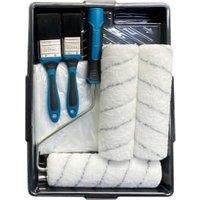 9 Piece Smooth & Semi Smooth Surface Multipack Paint Roller Kit