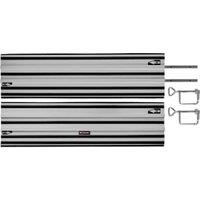 Einhell Expert Aluminium Guide Rail Saw Accessory - 2 x 1000mm