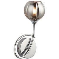 Rhian Glass Wall Light - Chrome