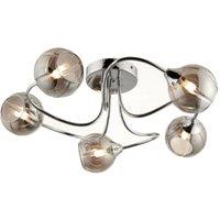 Rhian Semi Flush LED 5 Spot Light