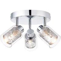 Octavia 3 Spot Light Plate - Chrome