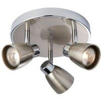 Major 3 Spot Light Plate - Chrome