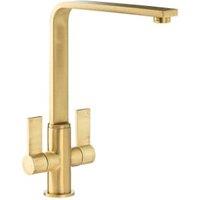 Abode Quantic Monobloc Kitchen Tap - Brushed Brass
