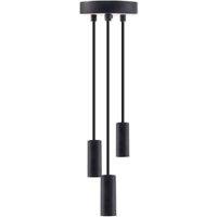 Sylvania Sylpendant E27 Black Trio Light