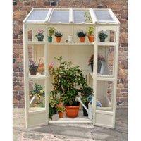 Forest Garden Victorian Tall Wall Greenhouse - 4.8 x 2.4ft