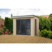 Forest Garden Xtend Insulated Garden Office with 1/4 Window - 2.98 x 2.9m