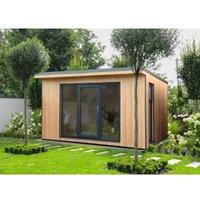 Forest Garden Xtend Insulated Garden Office with 1/4 Window including Installation - 4 x 3.42m