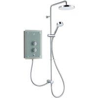 Mira Azora Dual 9.8 kW Electric Shower - Frosted Glass