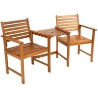 Charles Bentley FSC Acacia Wooden Companion Garden Seat