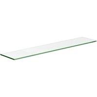 Wickes Glass Shelf - 8 x 125 x 1200mm