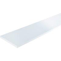 Wickes MFC White Gloss Shelf - 18 x 230 x 900mm