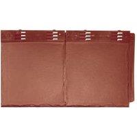 Envirotile Plastic Lightweight Terracotta Double Tile - 365 x 630 x 12mm