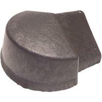 Envirotile Plastic Lightweight Dark Brown Ridge to Apex Cover - 252 x 292 x 6mm