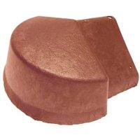Envirotile Plastic Lightweight Terracotta Ridge to Apex Cover - 252 x 292 x 6mm