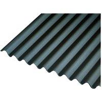 Onduline Classic Black Bitumen Corrugated Roof Sheet - 950 x 2000 x 3mm