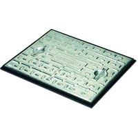 Clark-Drain 5 Ton Steel Manhole Cover & Frame - 450 x 600mm