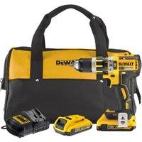 DEWALT DCD795D2W-WOGB 18V XR 2 x 2.0Ah Cordless Brushless Combi Drill