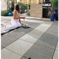 Marshalls Argent Coarse Light Grey Paving Slab - Sample