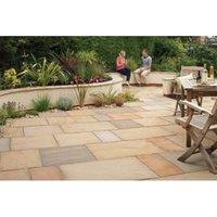 Marshalls Sawn Versuro Smooth Golden Paving Slab - Sample