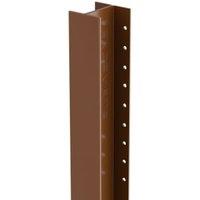 DuraPost Sepia Brown Steel Fence Post - 55 x 54 x 1800mm