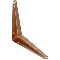 London Bright Copper Shelf Bracket - 350 x 300mm