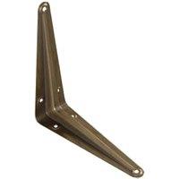 London Antique Brass Shelf Bracket - 125 x 100mm