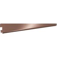 Twin Slot Antique Copper Shelf Bracket - 270mm