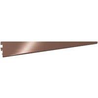 Twin Slot Antique Copper Shelf Bracket - 320mm