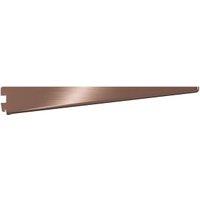 Twin Slot Antique Copper Shelf Bracket - 470mm