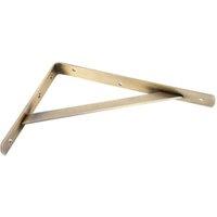 Heavy Duty Antique Brass Shelf Bracket - 300 x 210mm