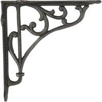 Ornate Steel Railway Shelf Bracket - 270 x 270mm