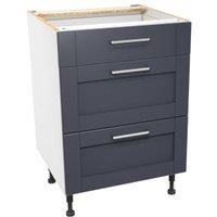 Wickes Ohio Navy Shaker Drawer Unit - 600mm