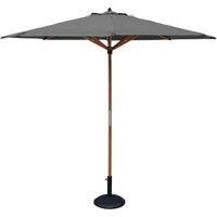 Rowlinson Willington 2.7m Grey Parasol with Base