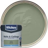 Wickes Vinyl Matt Emulsion Paint - Pastel Olive No.816 - 2.5L