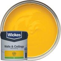 Wickes Vinyl Silk Emulsion Paint - Saffron No.520 - 2.5L