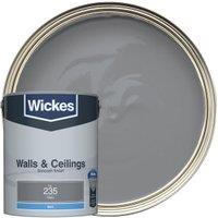 Wickes Vinyl Matt Emulsion Paint - Slate No.235 - 5L