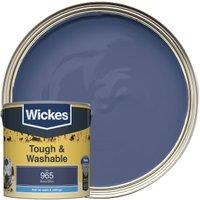 Wickes Tough & Washable Matt Emulsion Paint - Navy Blue No.965 - 2.5L