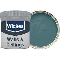 Wickes Vinyl Matt Emulsion Paint Tester Pot - Prussian Green No.841 - 50ml