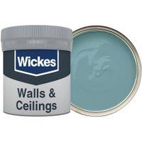 Wickes Vinyl Matt Emulsion Paint Tester Pot - Ostrich Egg Blue No.936 - 50ml