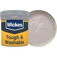 Wickes Tough & Washable Matt Emulsion Paint Tester Pot - Soft Grey No.206 - 50ml