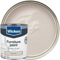 Wickes Flat Matt Furniture Paint - Dove Grey - 750ml